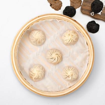 Steamer basket of Truffle & Kurobuta Pork Xiao Long Bao