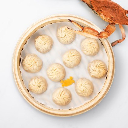 Steamer basket of Crab & Kurobuta Pork Xiao Long Bao
