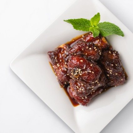 Plate, Sweet & Sour Pork Baby Back Ribs